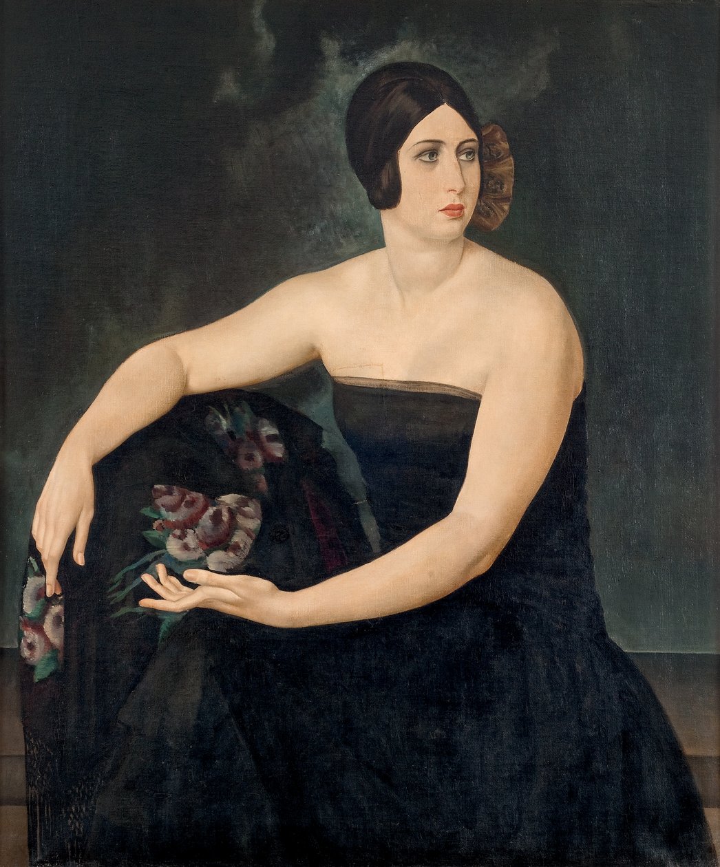 Portræt af en dame, 1924. af Ubaldo Oppi