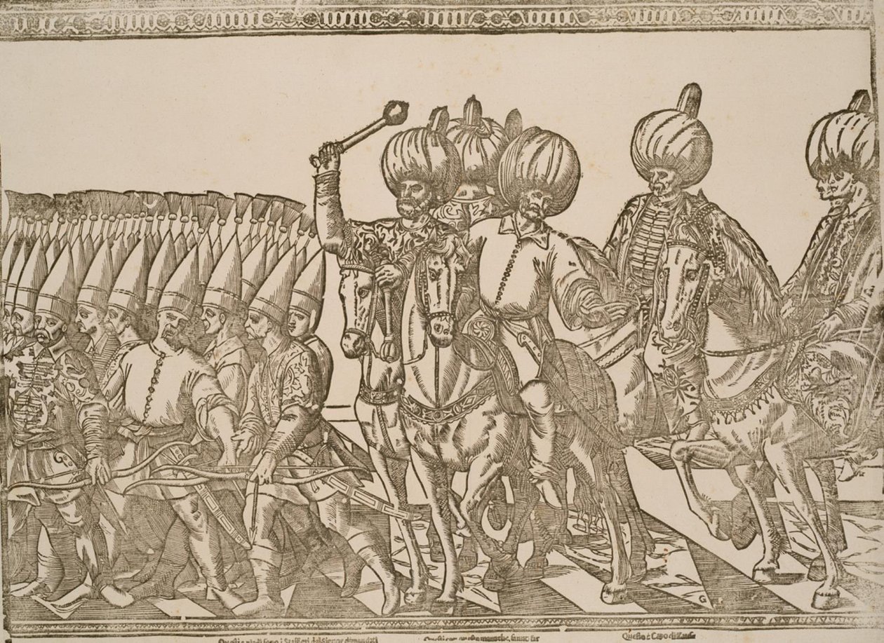 En tyrkerprocession af Ubekendt KKSgb6453