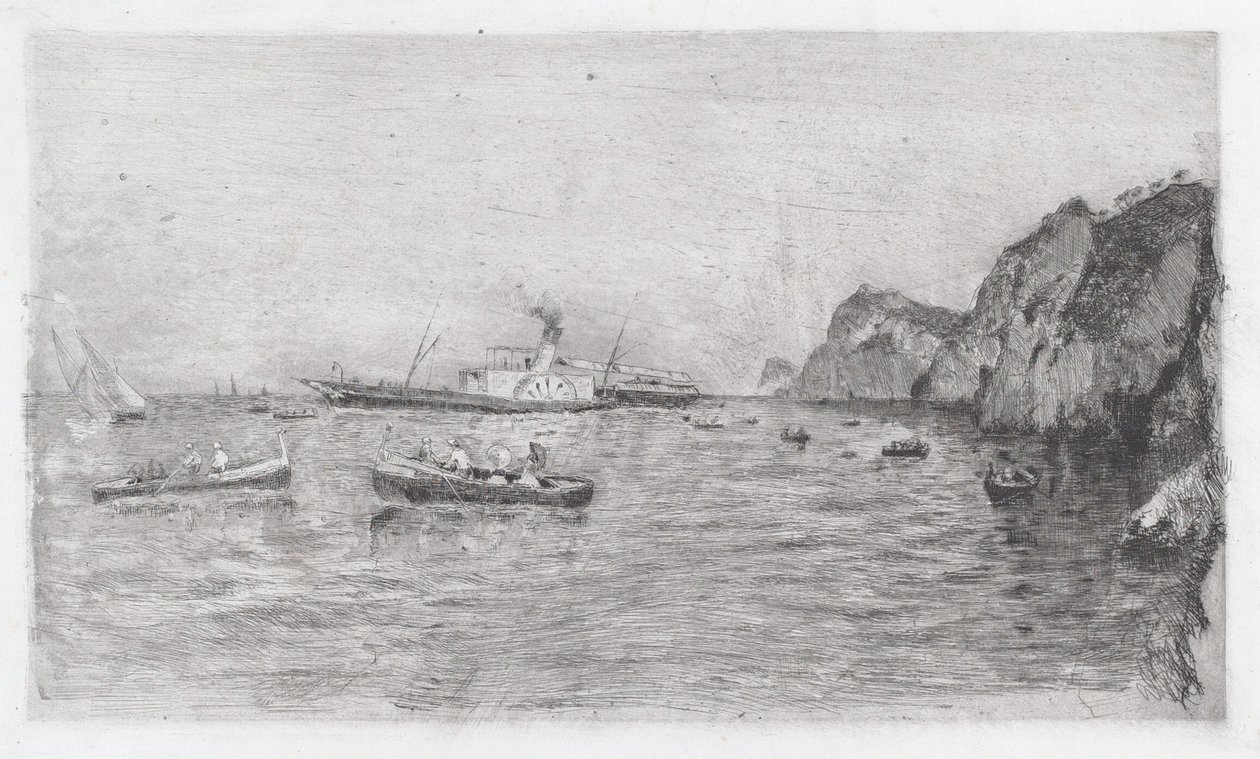 Havn ved Capri [Marina di Capri] af Uberto dell