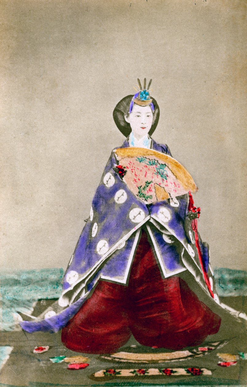 Haruho, kejserinde af Japan, 1873 1882 af Uchida Kyuichi