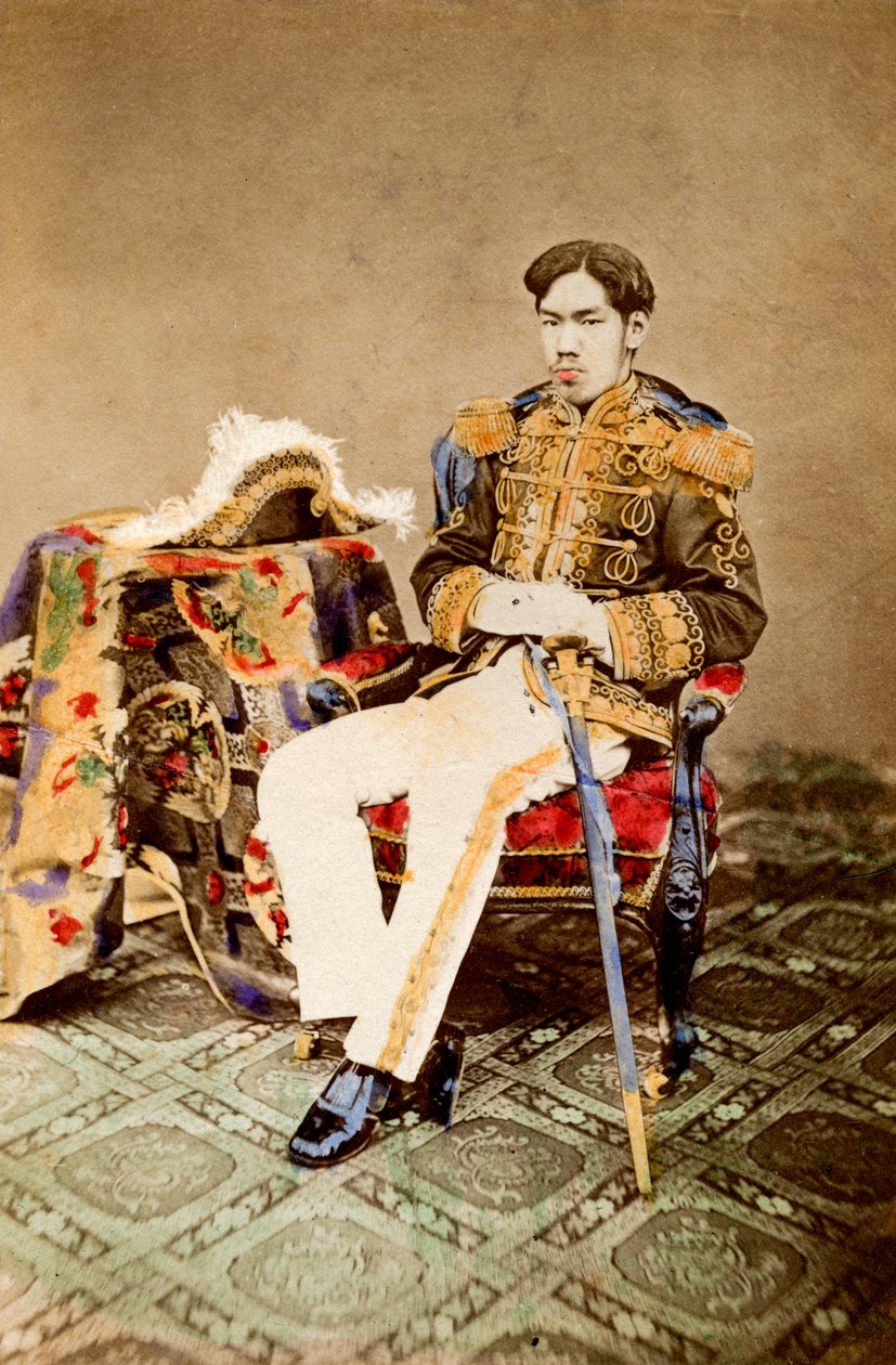 Mutsuhito, kejser af Japan, 1873 1882 af Uchida Kyuichi