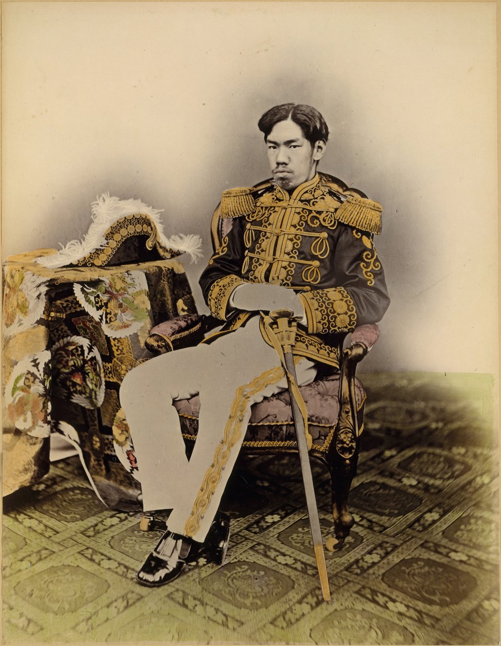 Mutsuhito, Meiji-kejseren, 1873. af Uchida Kyuichi