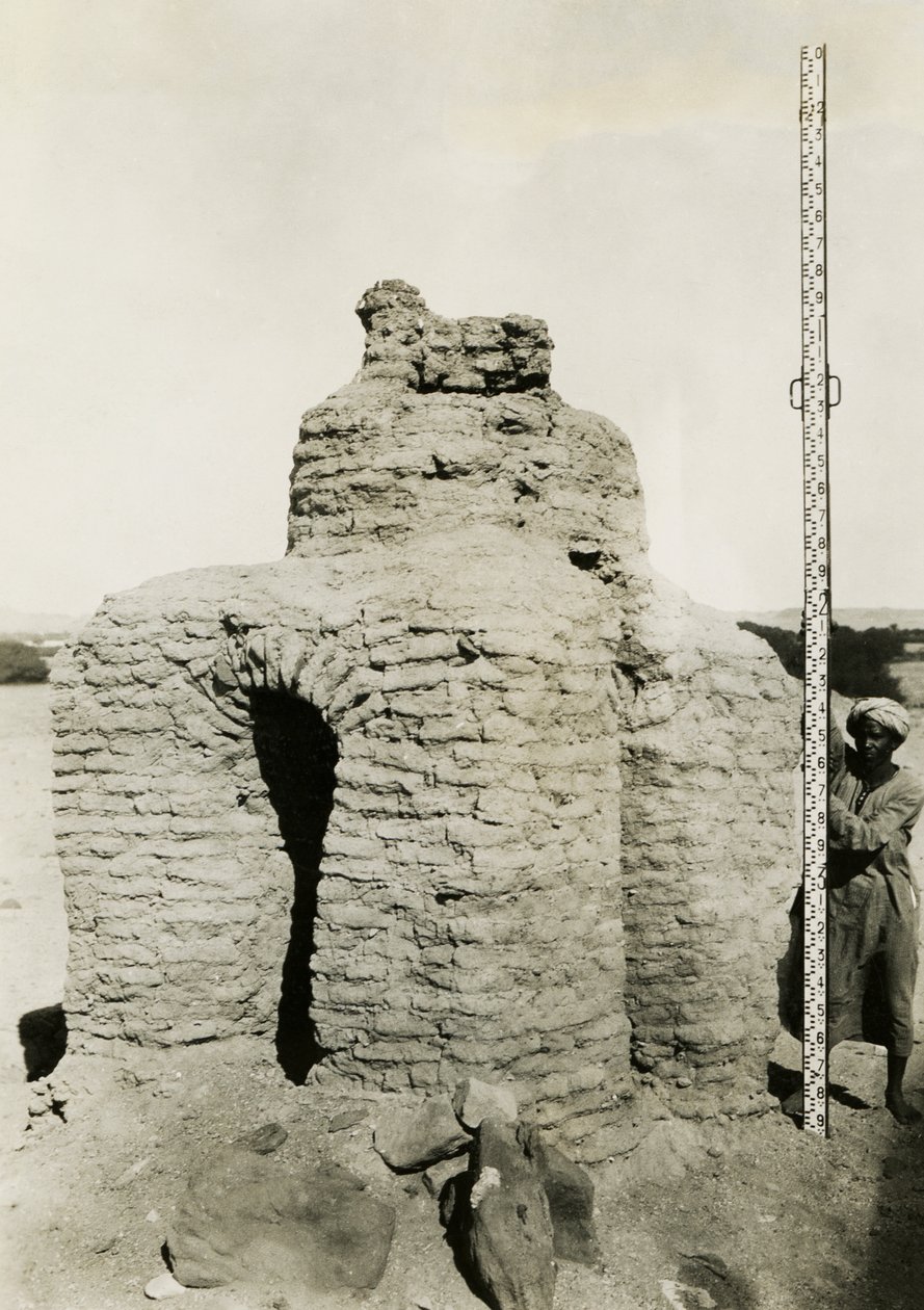 Kristen grav i nekropolis, Qasr Ibrim, Egypten, foto af Ugo Monneret de Villard af Ugo Monneret de Villard