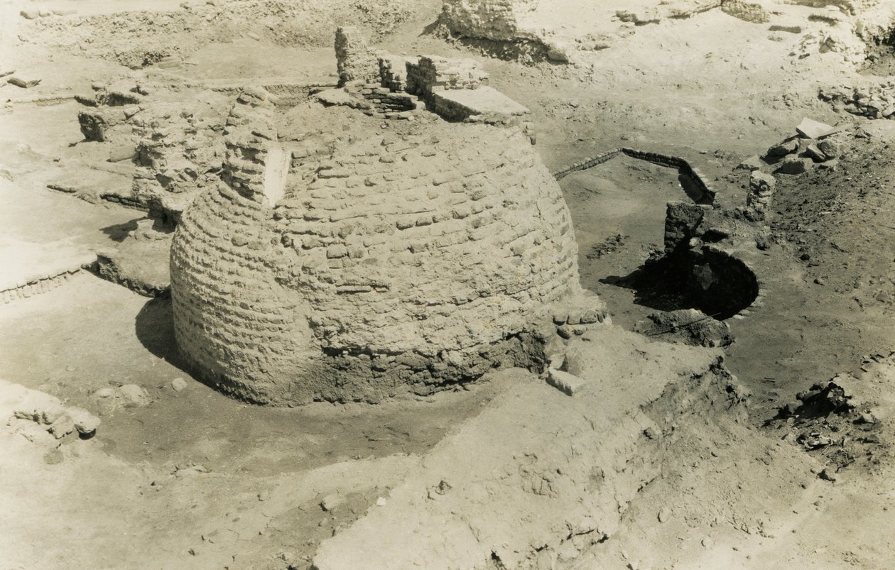 Kuppelbygning, al-Fustat, Egypten, foto af Ugo Monneret de Villard af Ugo Monneret de Villard