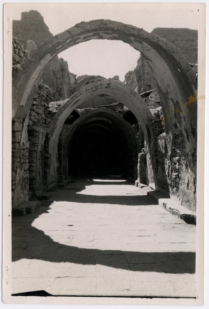 Galleri 94 mod syd, Sankt Simeons kloster, Aswan, Egypten, foto af Ugo Monneret de Villard af Ugo Monneret de Villard