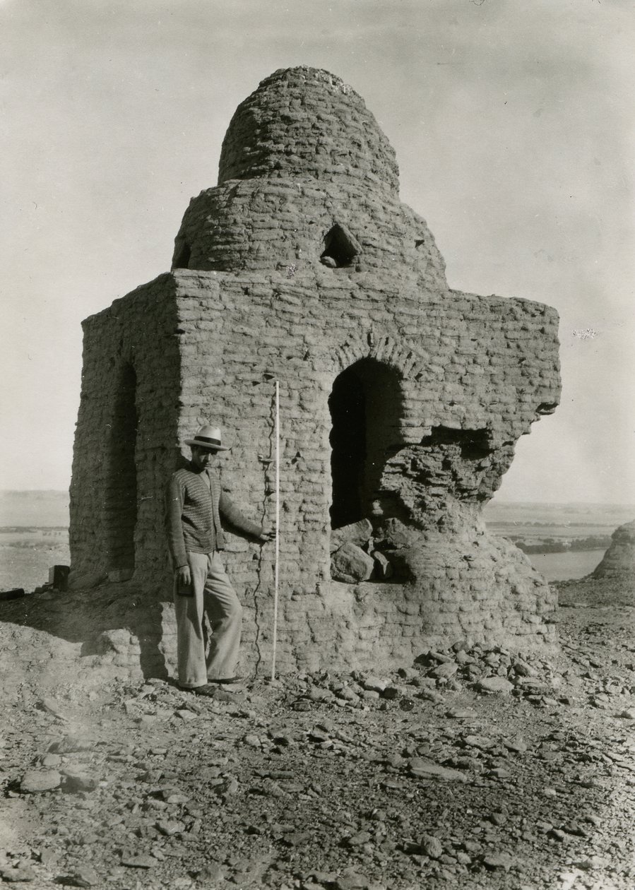 Den store grav, nekropolis, Qasr Ibrim, Egypten, foto af Ugo Monneret de Villard af Ugo Monneret de Villard
