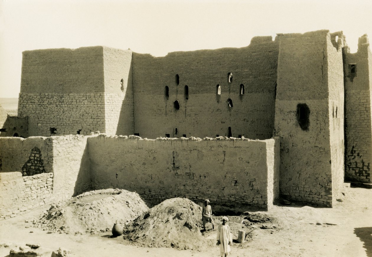 Simeons kloster, Aswan, Egypten, foto af Ugo Monneret de Villard af Ugo Monneret de Villard
