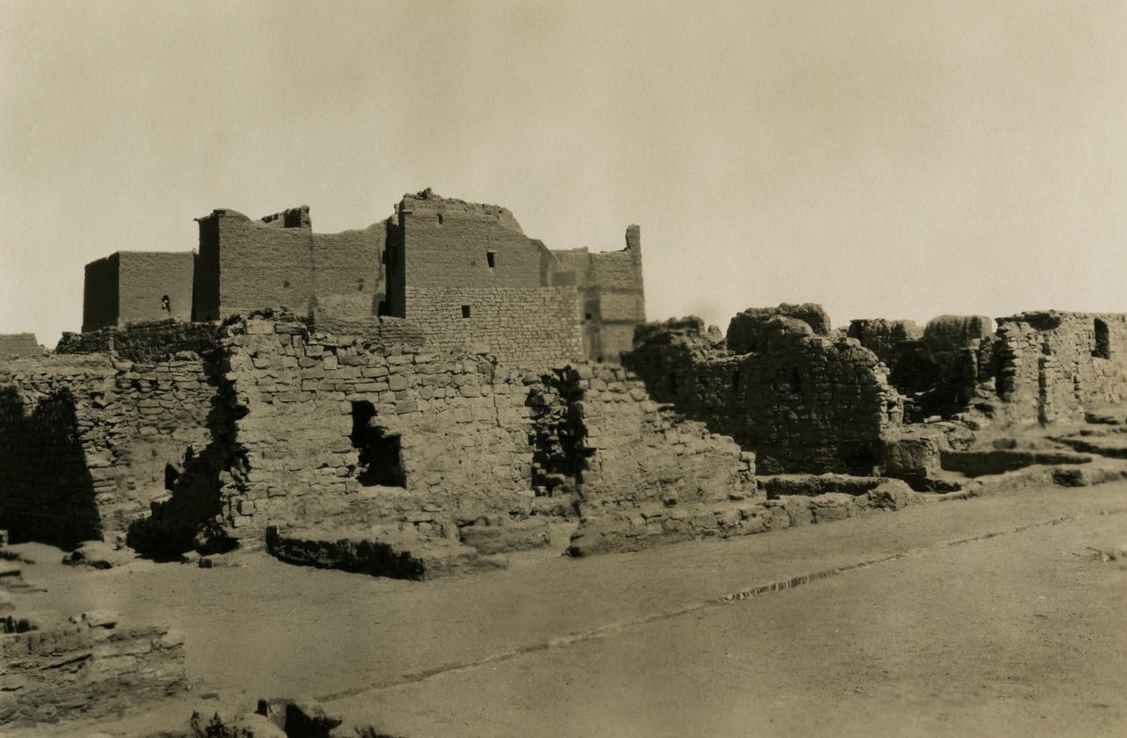 Simeons kloster, Aswan, Egypten, foto af Ugo Monneret de Villard af Ugo Monneret de Villard