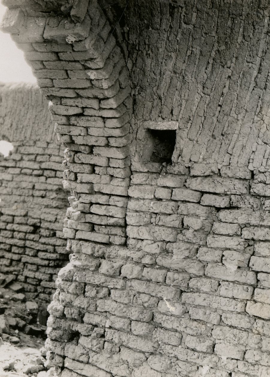 Ruiner af kirke i ørkenen, detalje af pendentiv til kuppel, Adindan, Egypten, foto af Ugo Monneret de Villard af Ugo Monneret de Villard