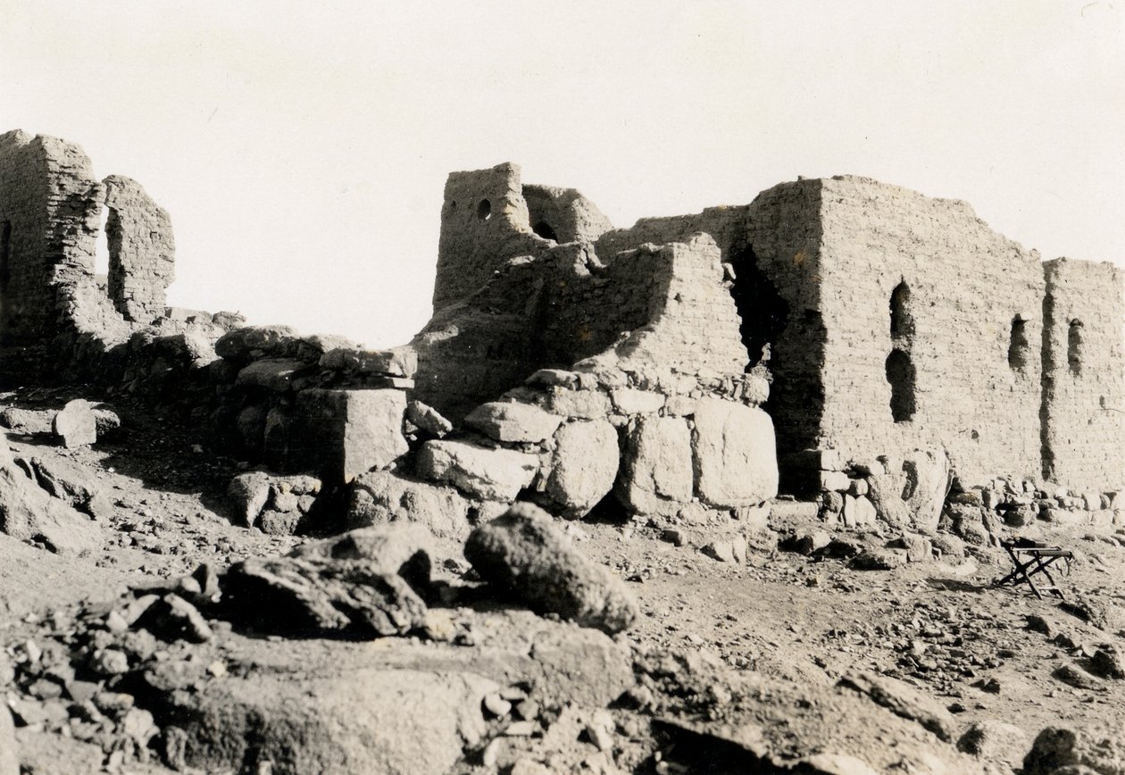 Ruiner på øen Bigeh, Egypten, foto af Ugo Monneret de Villard af Ugo Monneret de Villard