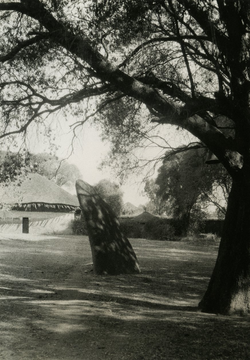 Stele i Axum, Etiopien, fotografi af Ugo Monneret de Villard, ca. 1937 af Ugo Monneret de Villard