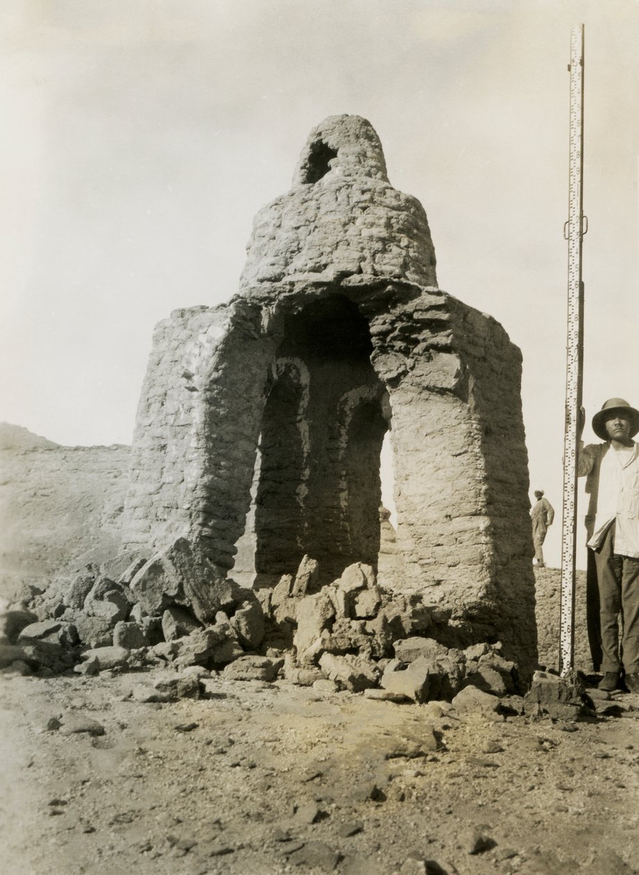Grav i nekropolis, Qasr Ibrim, Egypten, foto af Ugo Monneret de Villard af Ugo Monneret de Villard