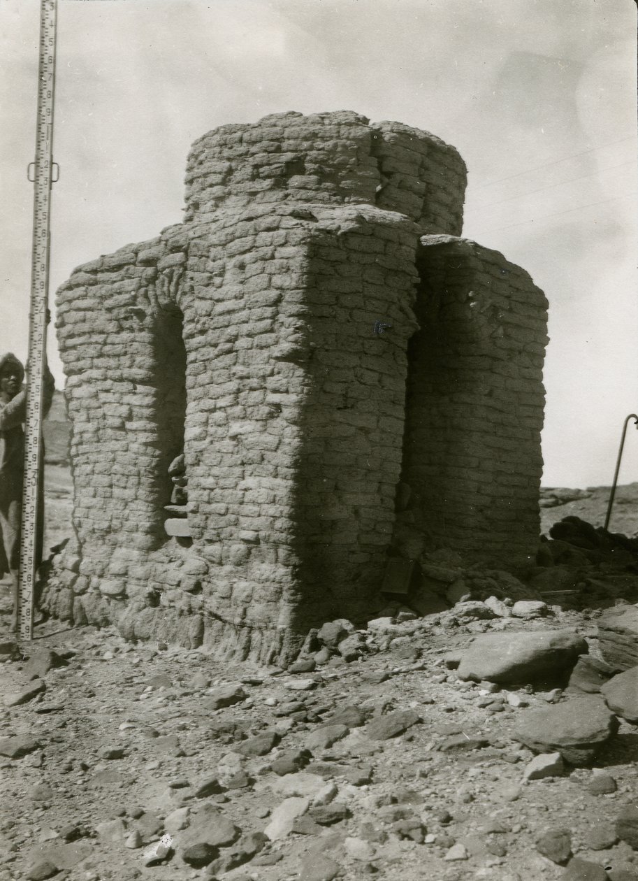 Grav i den nordlige nekropol, Qasr Ibrim, Egypten, foto af Ugo Monneret de Villard af Ugo Monneret de Villard