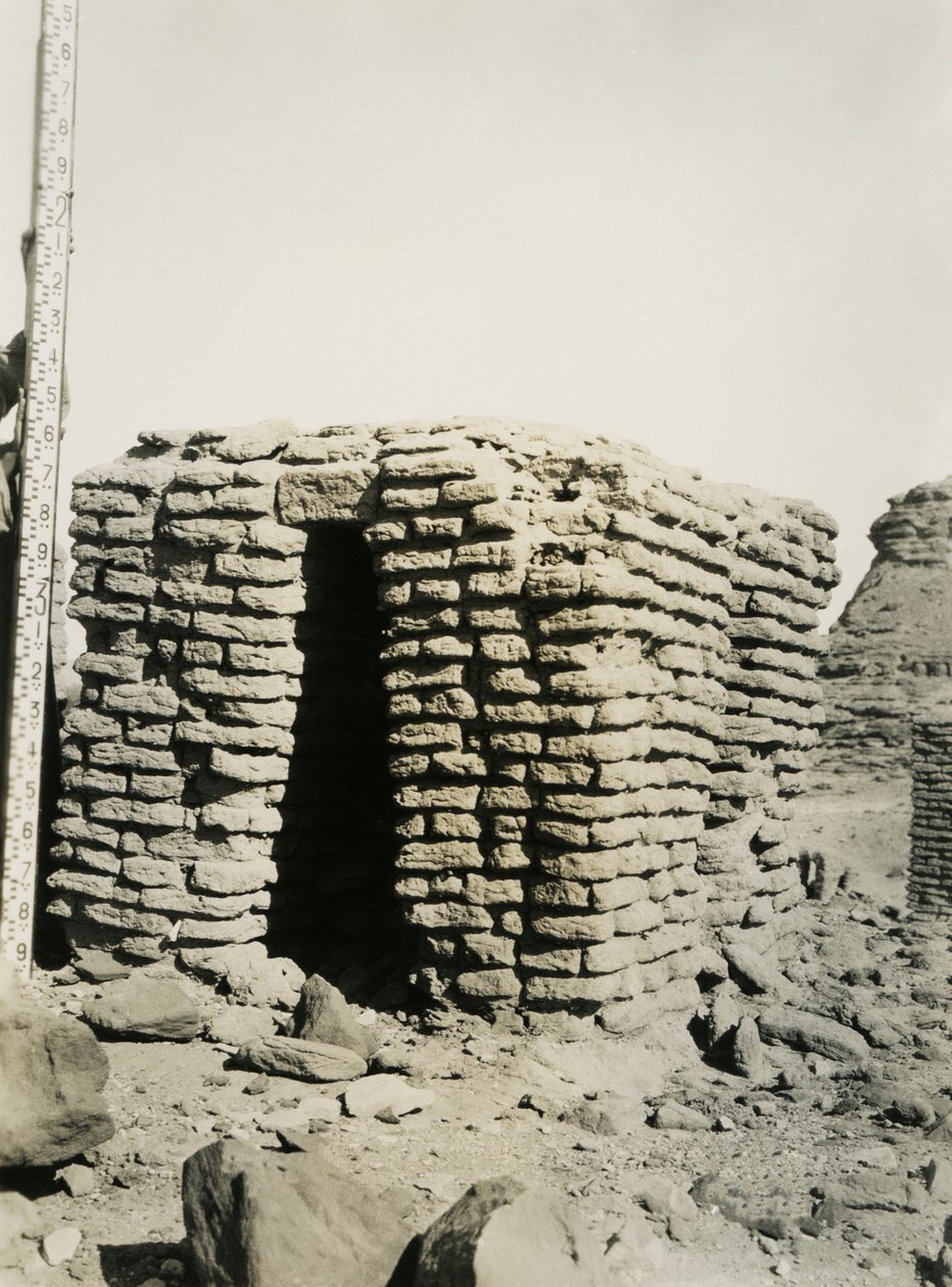 Grav i den nordlige nekropol, Qasr Ibrim, Egypten, foto af Ugo Monneret de Villard af Ugo Monneret de Villard
