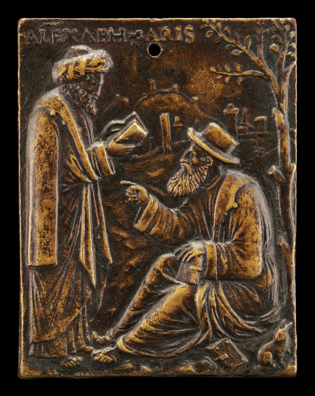 Aristoteles og Alexander af Afrodisias, begyndelsen af det 16. århundrede. af Ulocrino