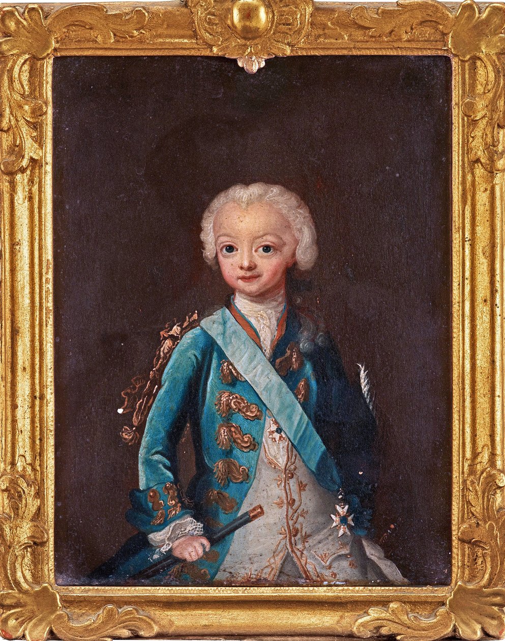 Gustave III (1746-1792) - Portræt af kronprins Gustav III af Sverige par Pasch, Ulrika Fredrika (1735-1796) af Ulrika Fredrika Pasch