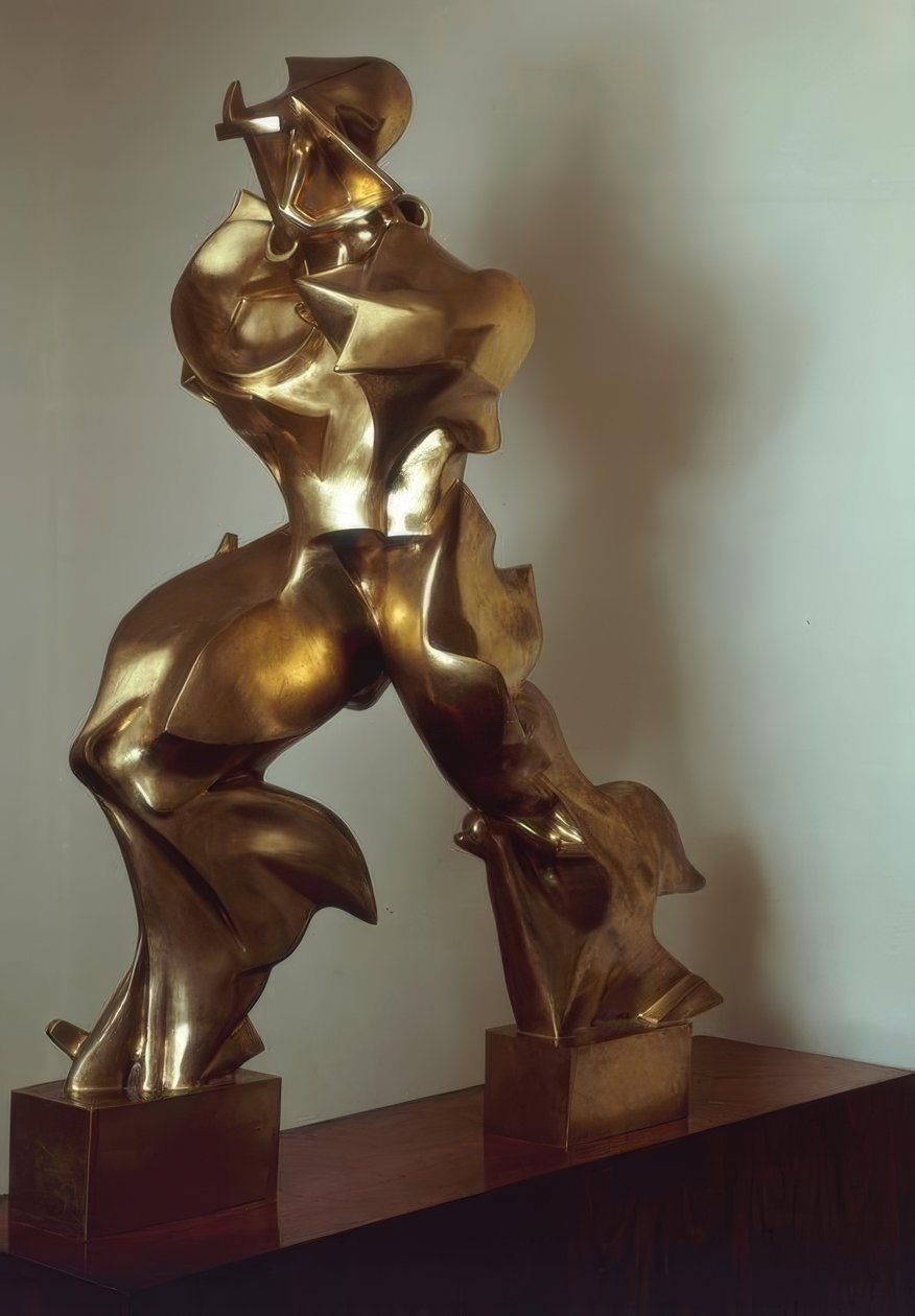 Unikke former for kontinuitet i rummet af Umberto Boccioni