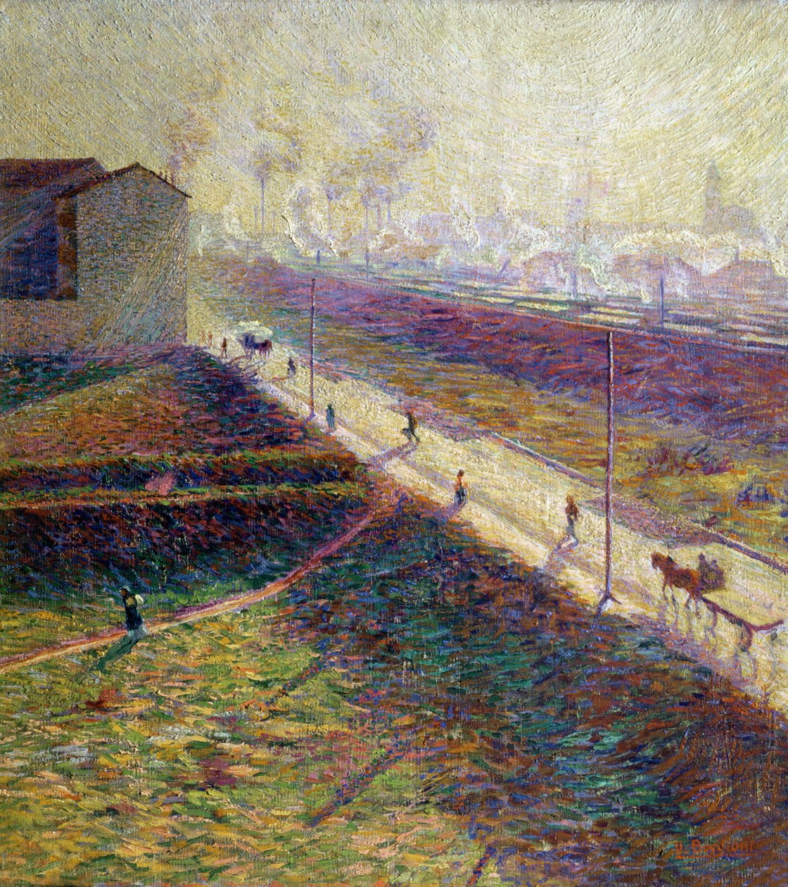 The Morning, 1909 (panel) af Umberto Boccioni