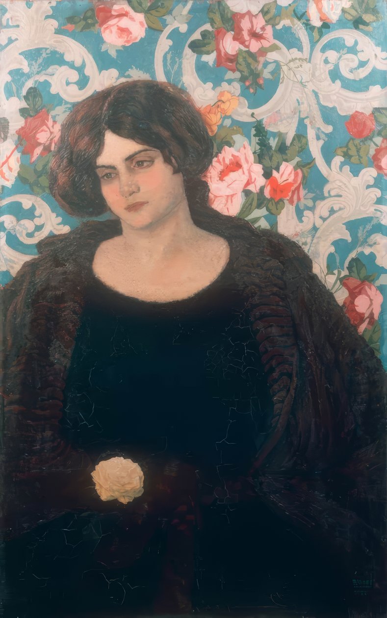 Bigia, kunstnerens yngre søster af Umberto Boccioni