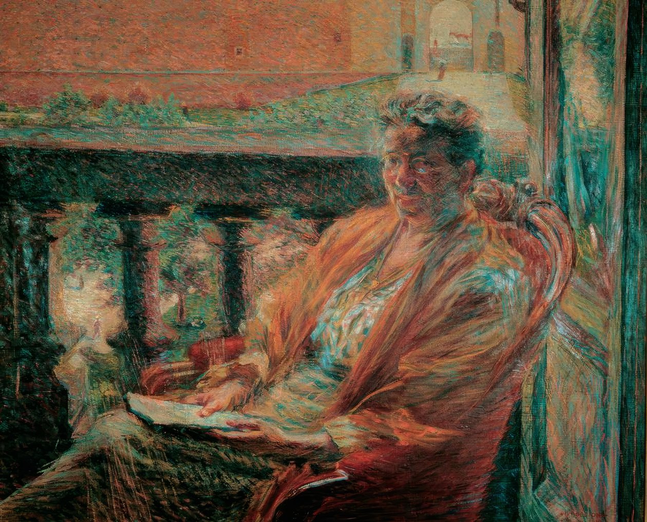 Portræt af fru Meta Quarck af Umberto Boccioni