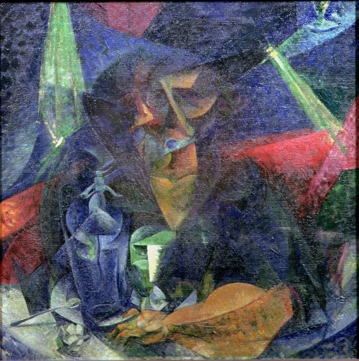 Komposition med kvindefigur af Umberto Boccioni