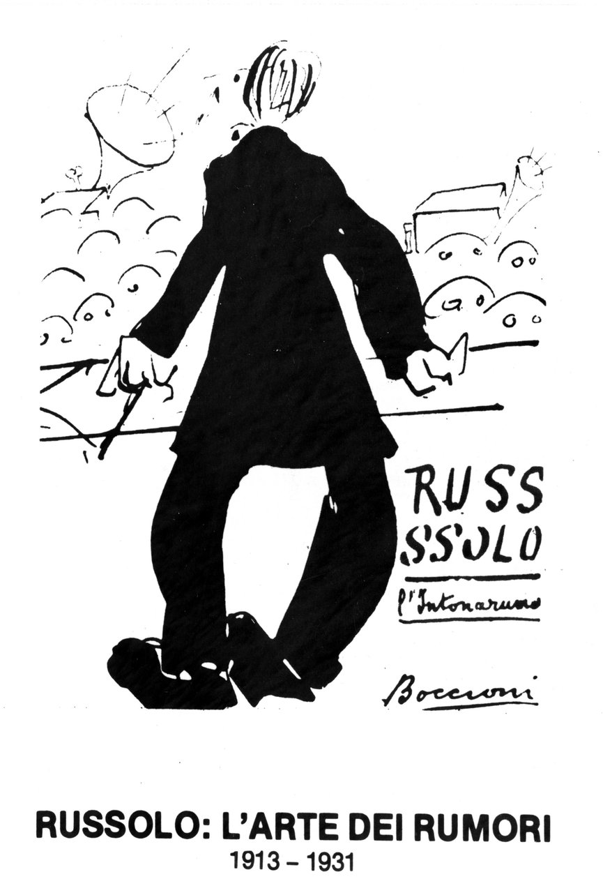Omslag til bogen om Russolos futuristiske koncert "L