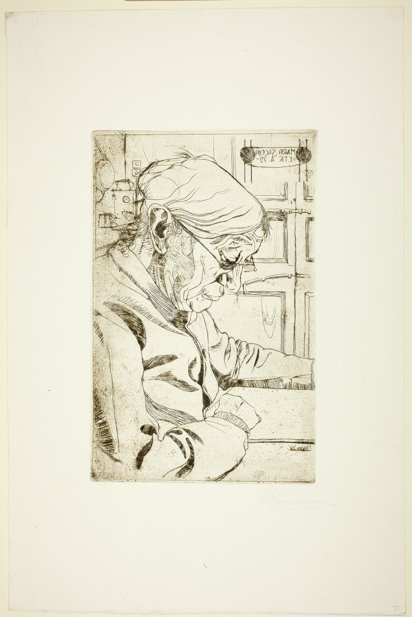 Fru Sacchi af Umberto Boccioni