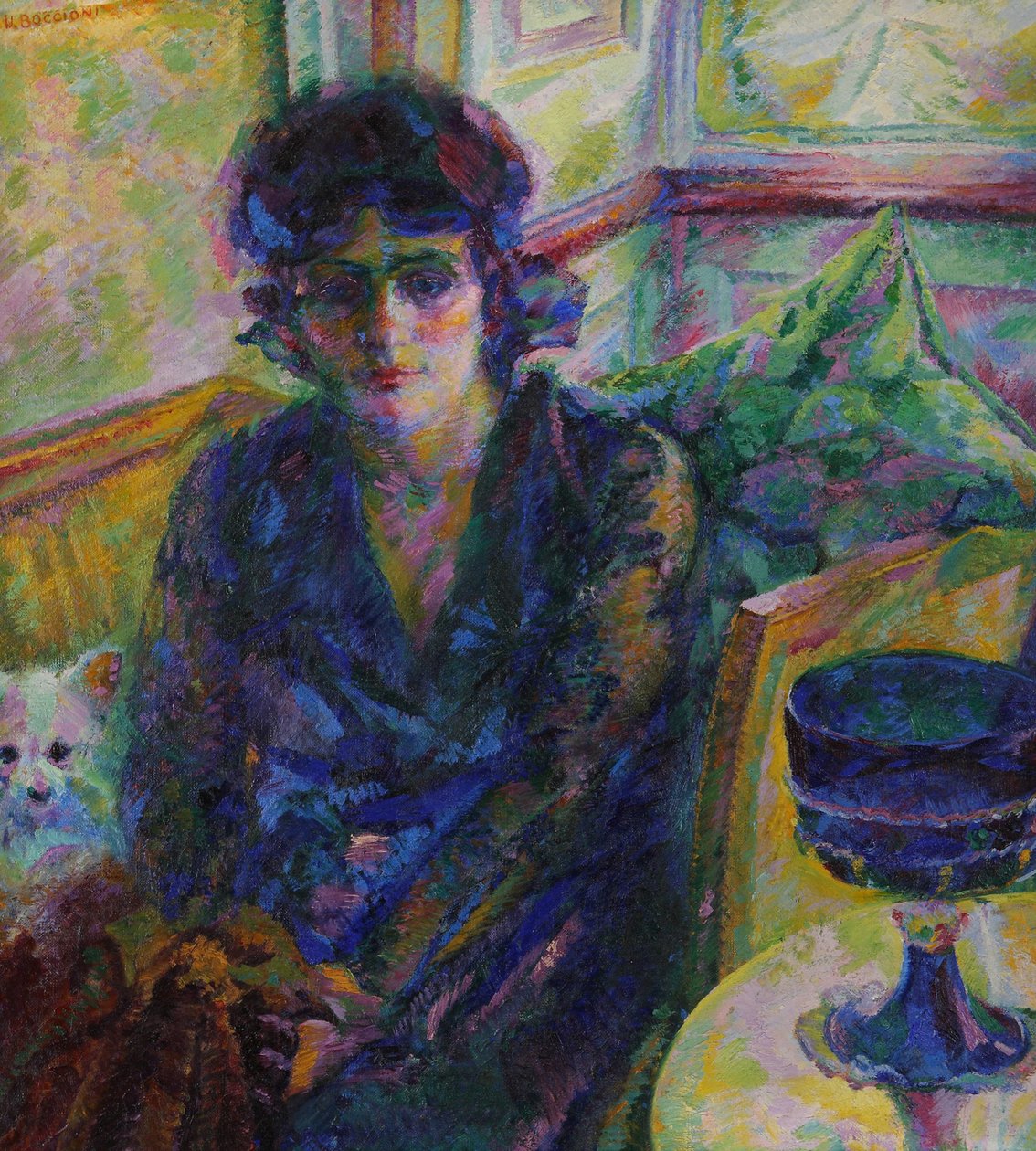 Portræt af Signora Cragnolini Fanna, 1916. af Umberto Boccioni