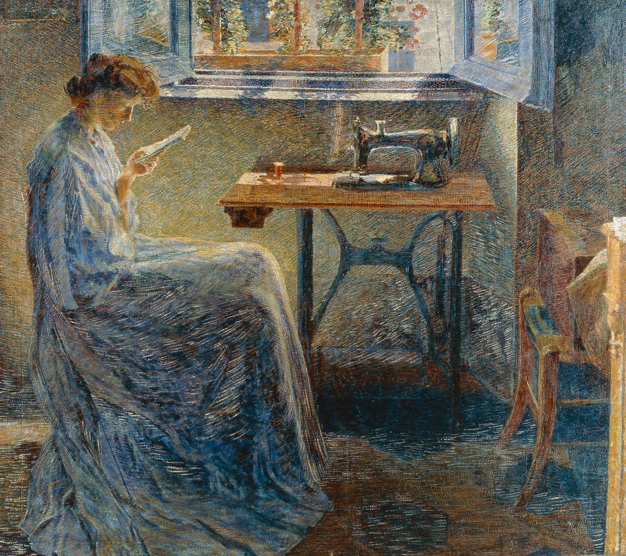Roman om syersken af Umberto Boccioni