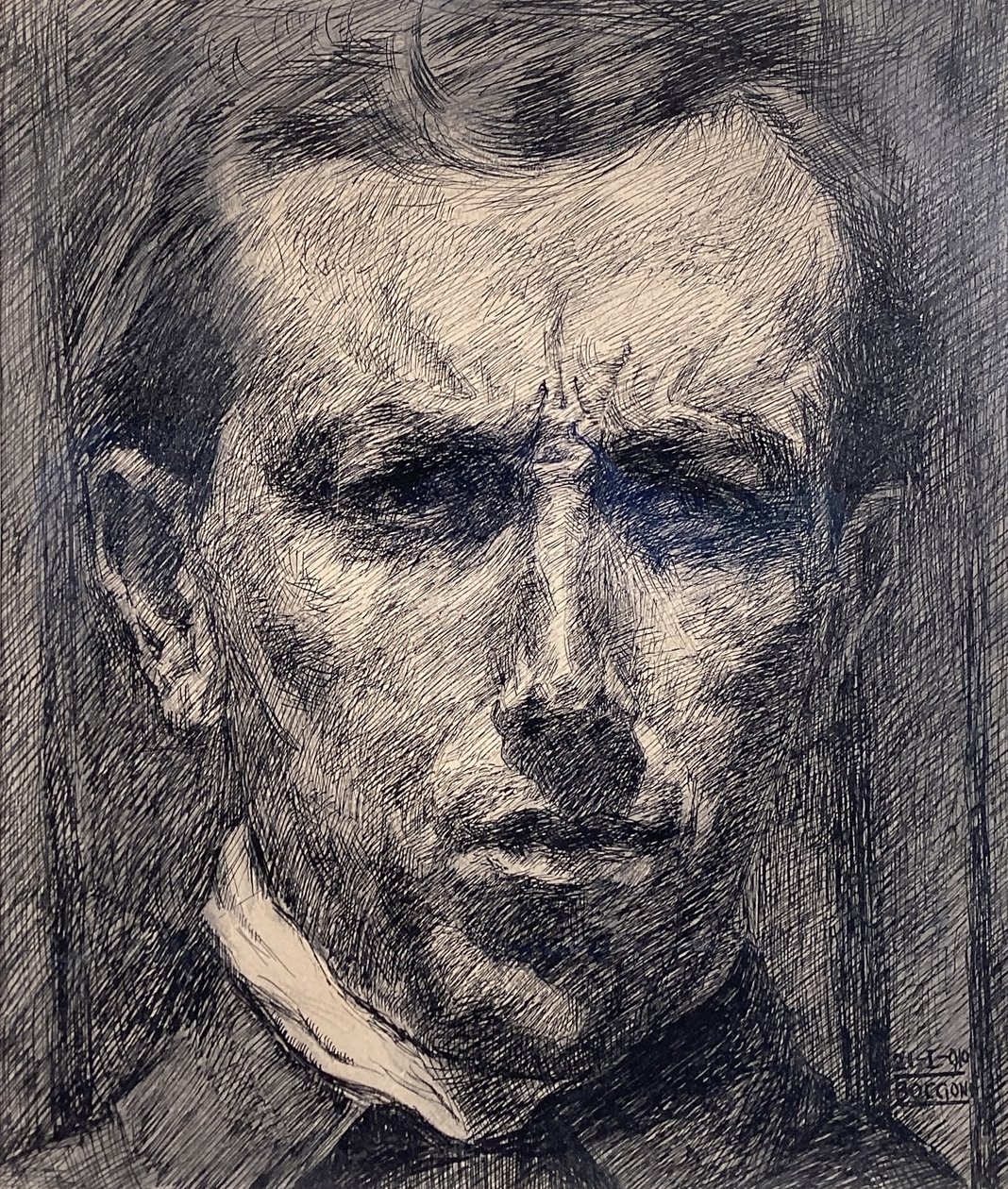 Selvportræt af Umberto Boccioni