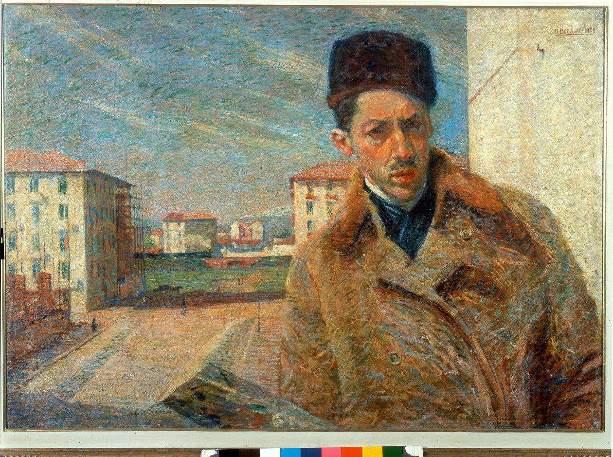 Selvportræt af Umberto Boccioni