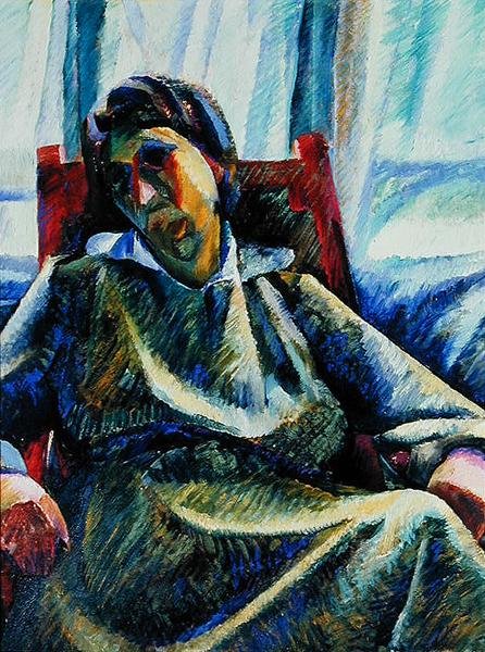 Silvia (olie på lærred) af Umberto Boccioni