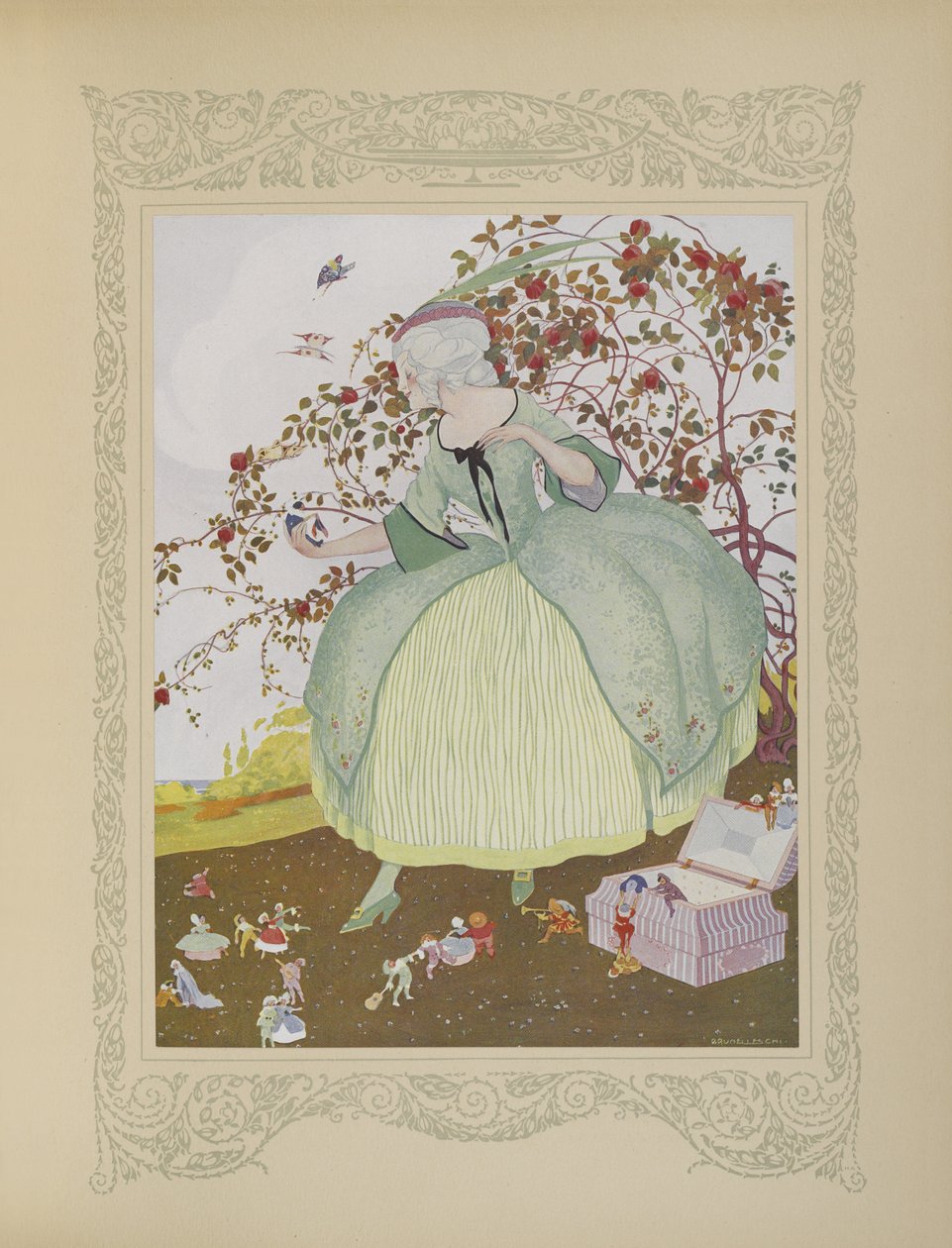 Gracieuse havde først en vis glæde ved at se sådan en ekstraordinær ting, illustration fra 