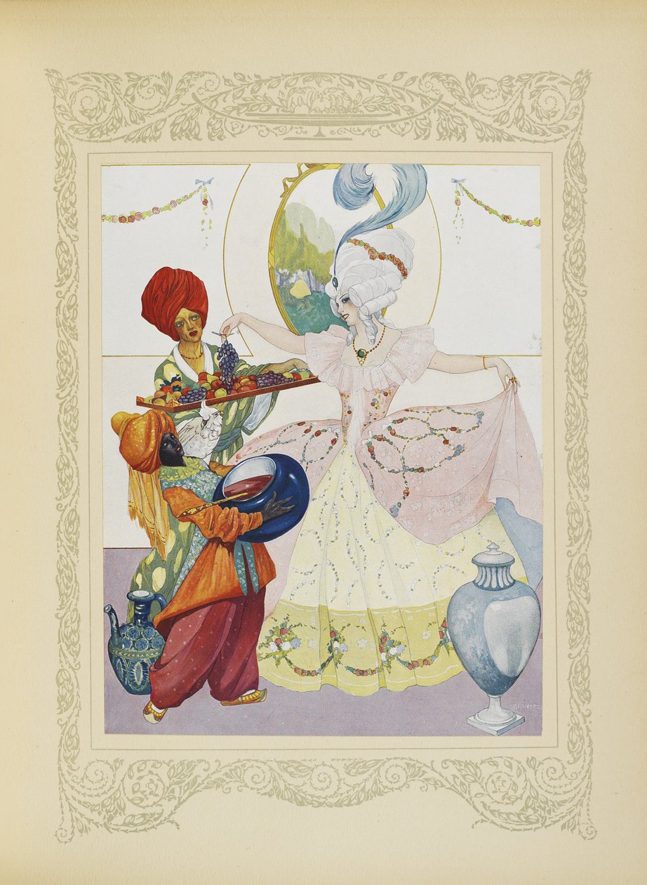 Vi fyldte bassiner, serverede hendes frugt og glas med syltetøj, illustration fra 