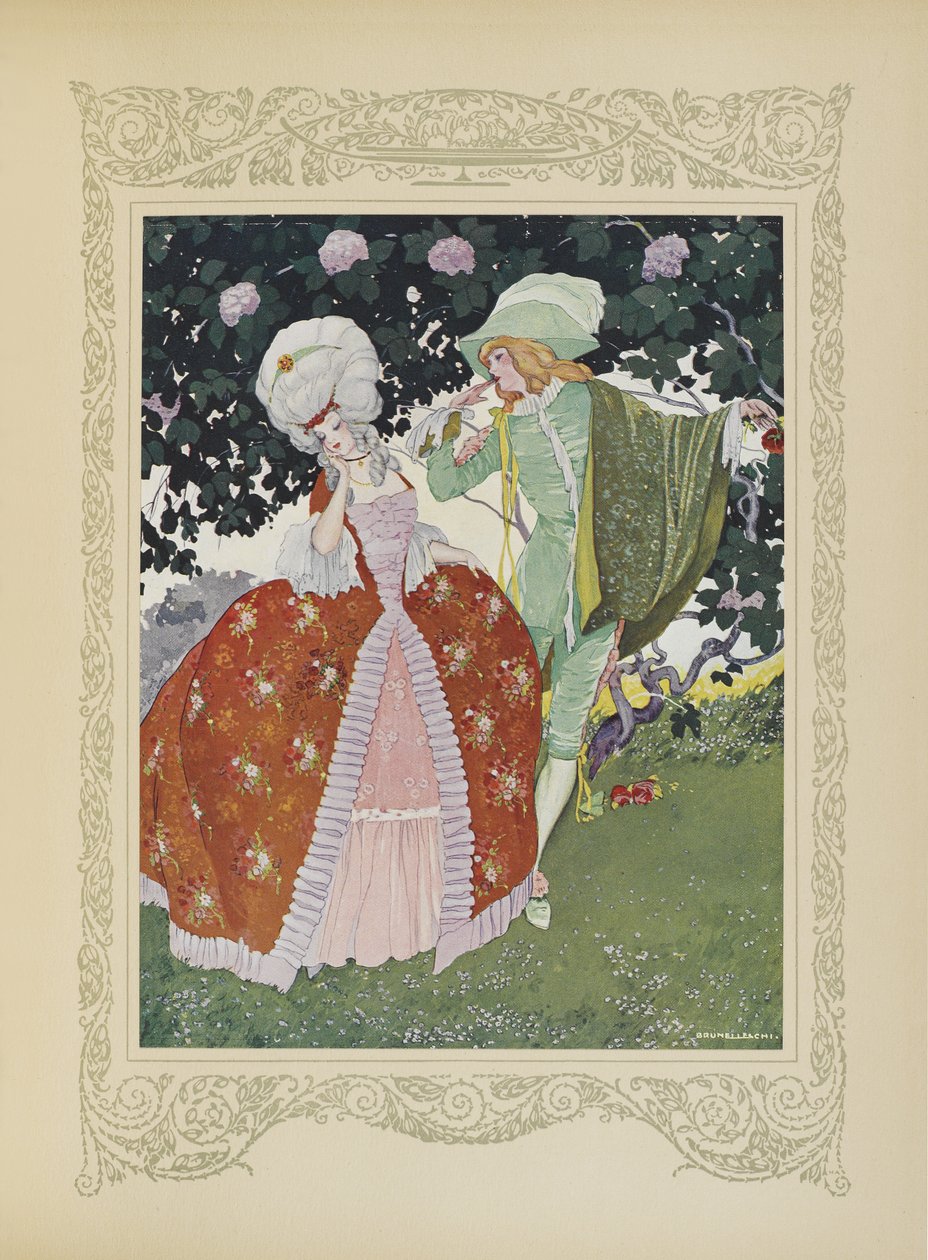 Hvad! En side, råbte prinsessen, en side har den frækhed at fortælle mig, at han elsker mig!, illustration fra 