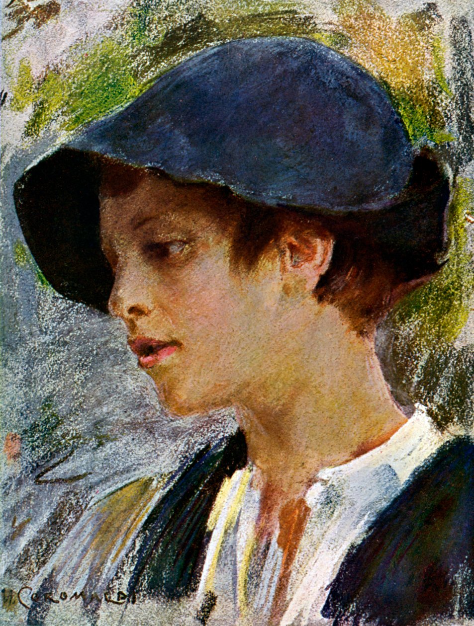 A Roman Shepherd, 1908-1909.dani af Umberto Coromaldi