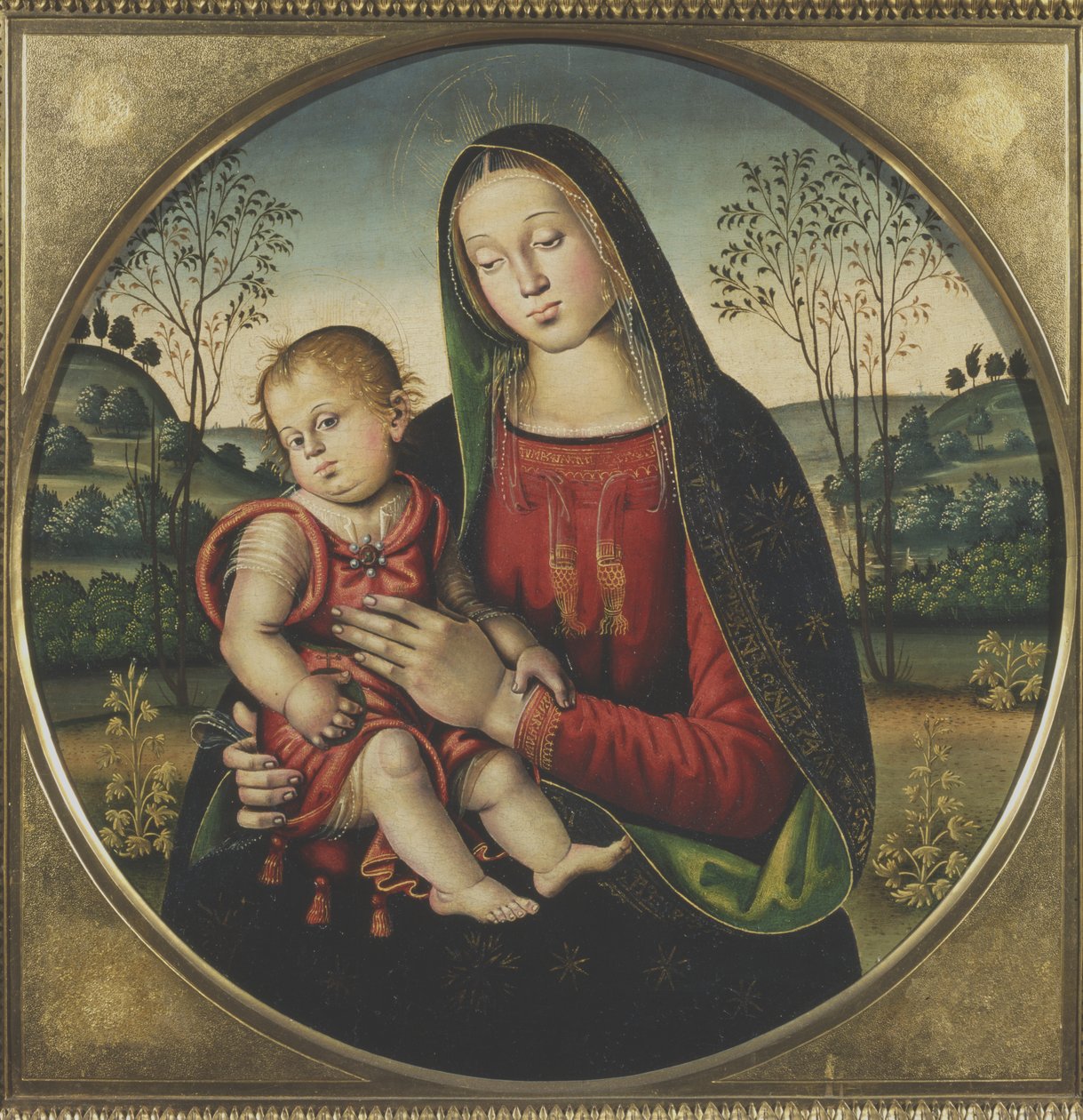 Madonna og barn af Umbrian School