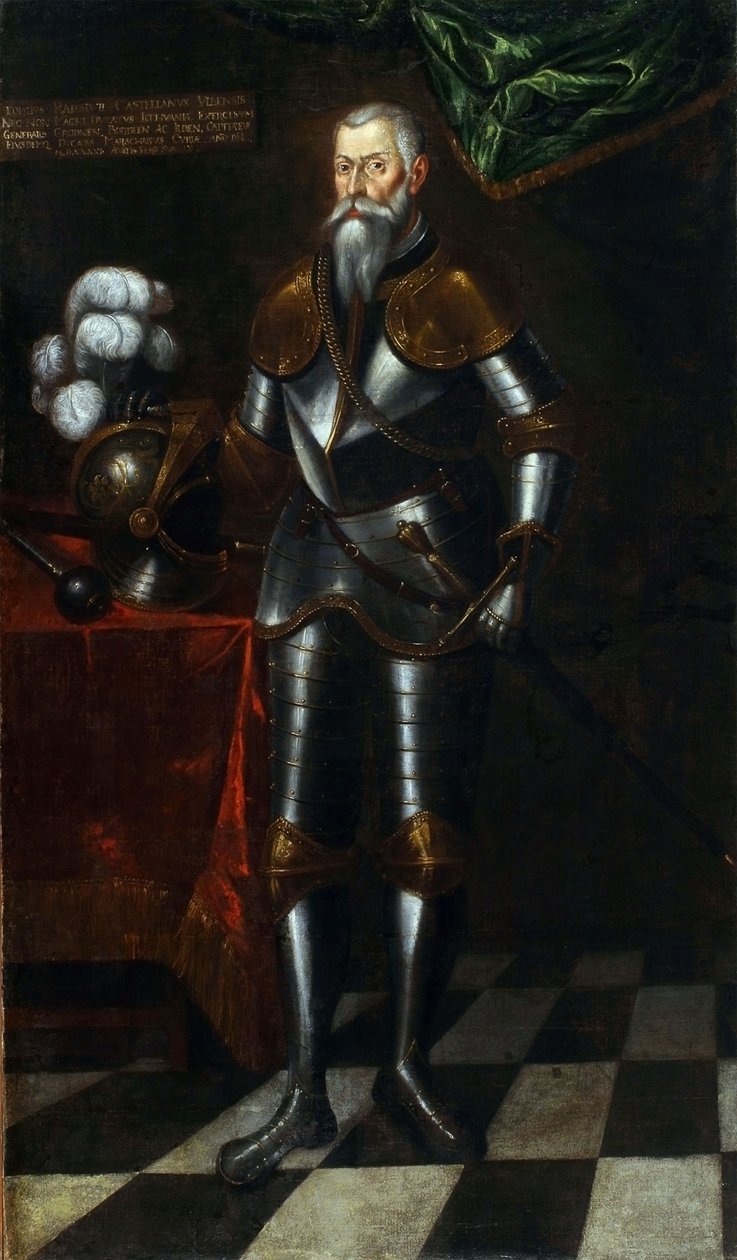 Yuri Radziwill, Hercules i Litauen. Ukendt kunstner, 1. halvdel af XVII århundrede. Lærred, olie 210 × 122 cm. National Art Museum i Republikken Hviderusland Hviderussisk (Tarashkevich) af Unbekannt Unbekannt