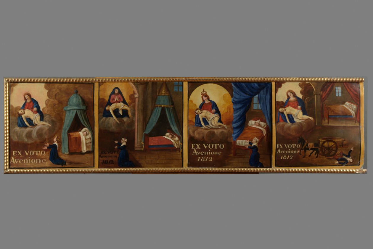 Ex-voto fra Notre-Dame de Pitié-kapellet af Unbekannt Unbekannt