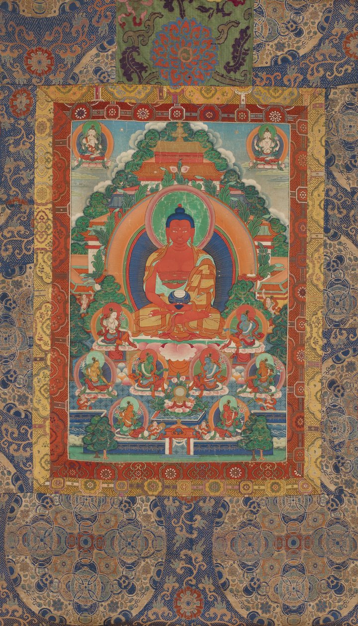 Amitabha i Sukhavati Pure Land af Unbekannt Unbekannt