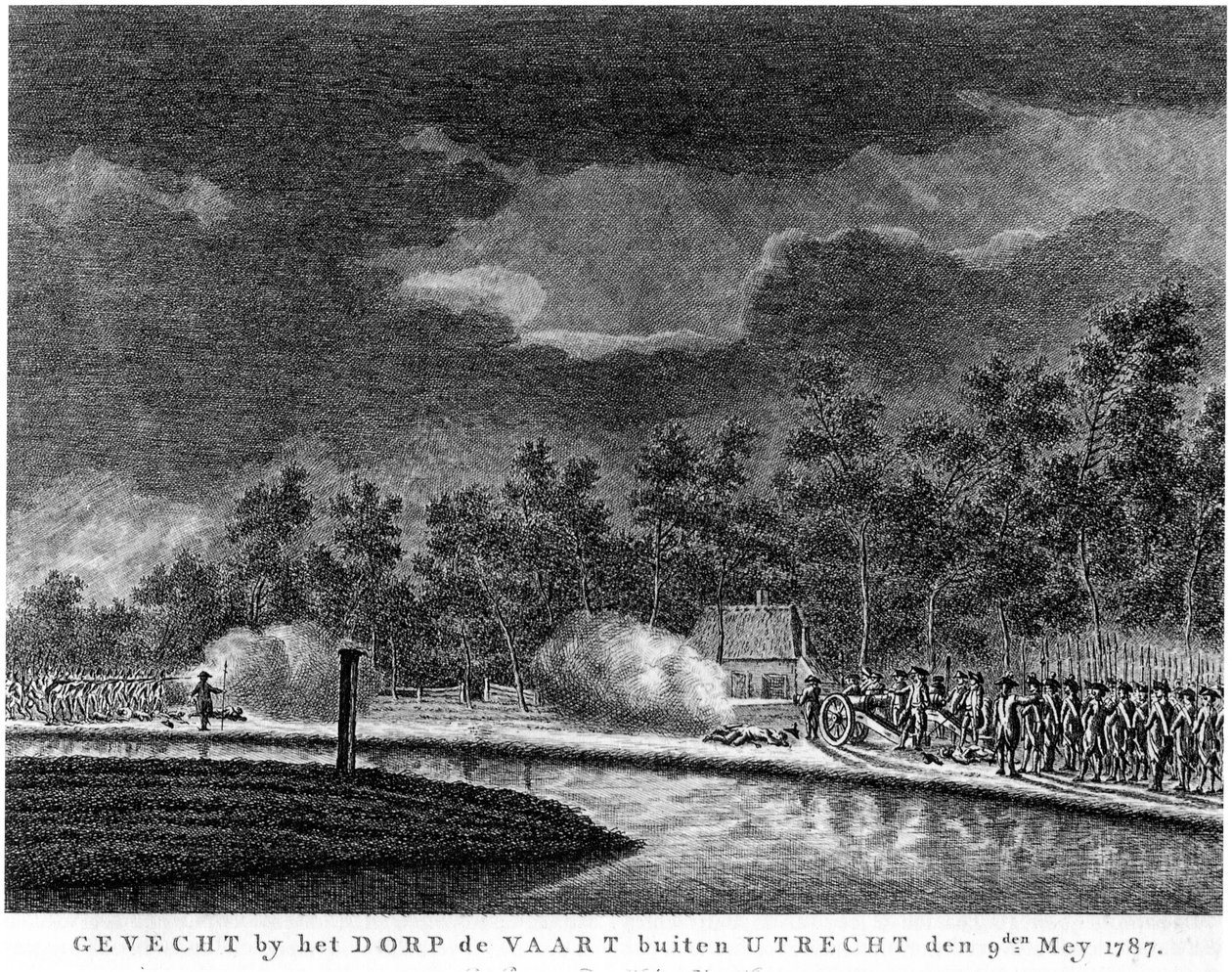 Kamp nær Vreeswijk, 1787 af Unbekannt Unbekannt
