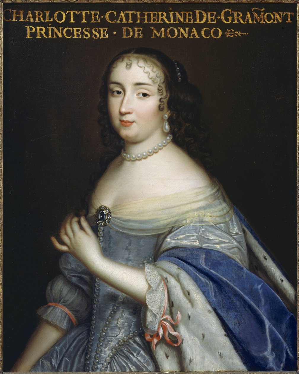 Catherine-Charlotte de Gramont (1638-1678), prinsesse af Monaco og hertuginde de Valentinois og elskerinde for den franske kong Louis XIV af Unbekannt Unbekannt