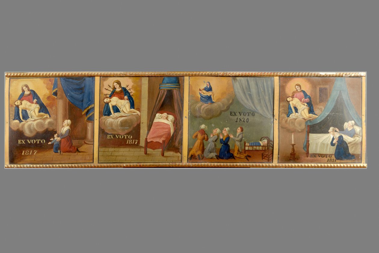 Ex-voto fra Notre-Dame de Pitié-kapellet af Unbekannt Unbekannt
