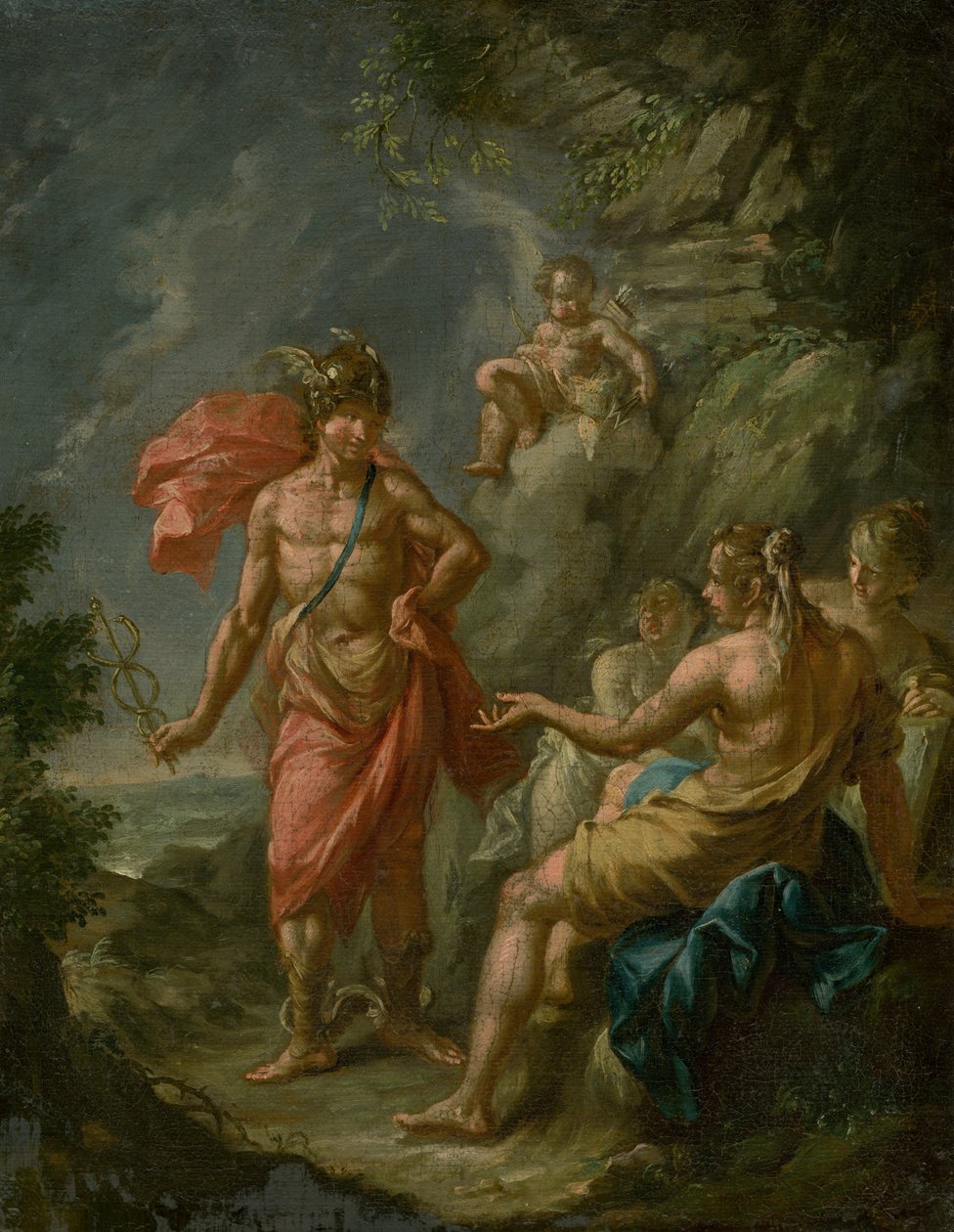 Hermes hos gudinden af Unbekannt Unbekannt
