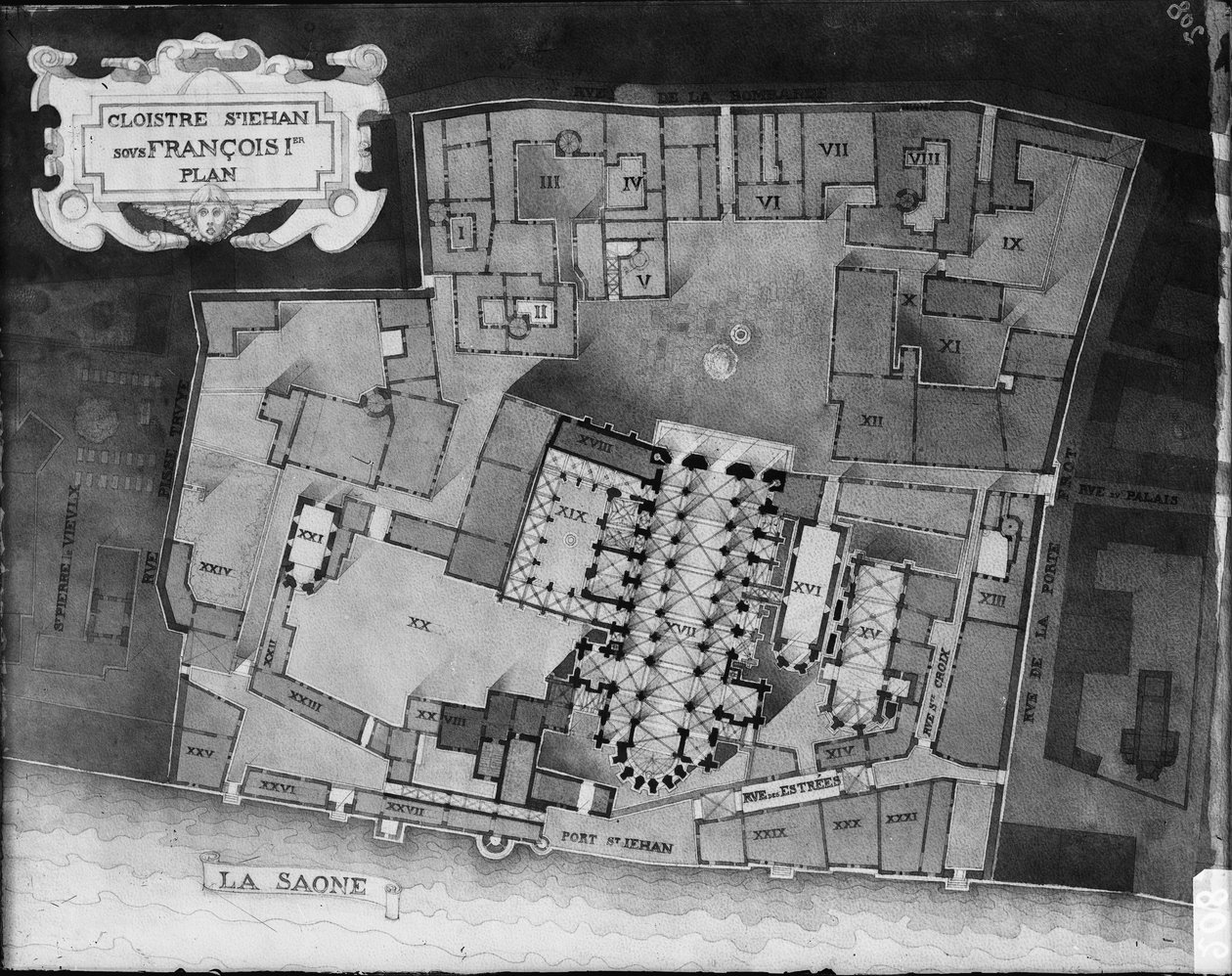 Illustrationer til historien om kirkerne og kapellerne i Lyon af Unbekannt Unbekannt