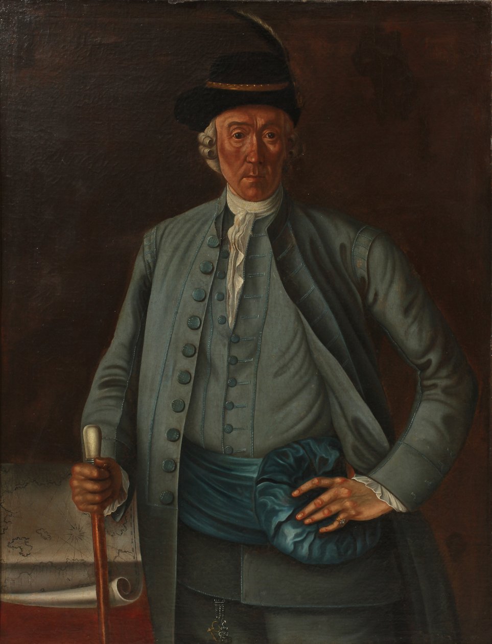 Johan Acrel, også stavet Acrell (1713-1790) af Unbekannt Unbekannt