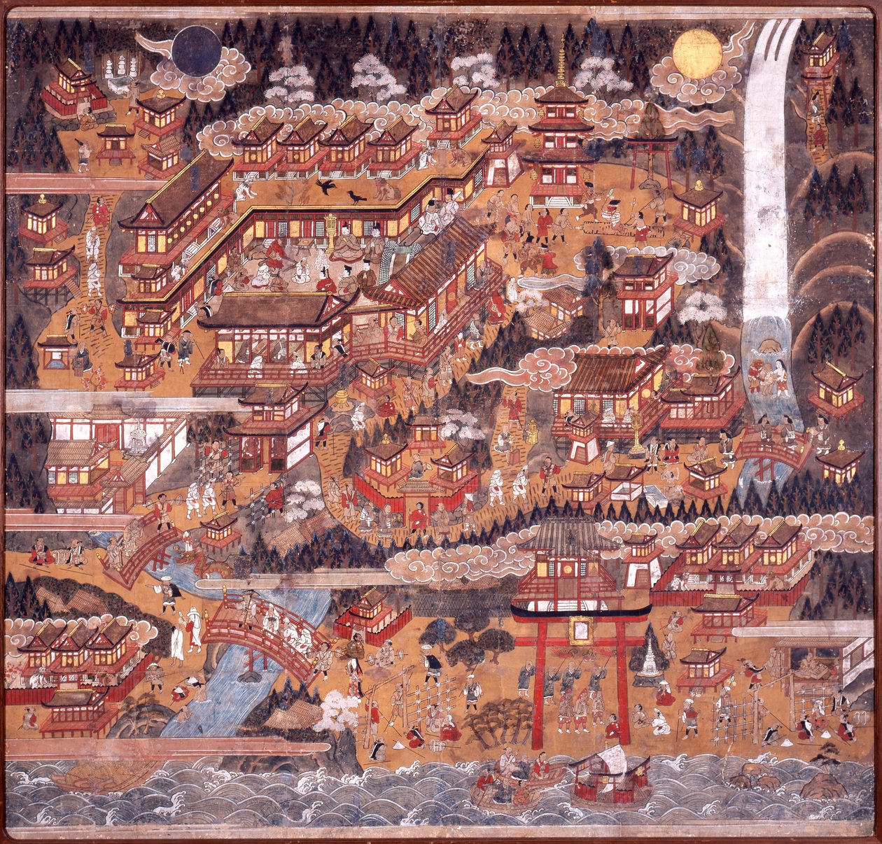 Kumano Nachi Mandala af Unbekannt Unbekannt