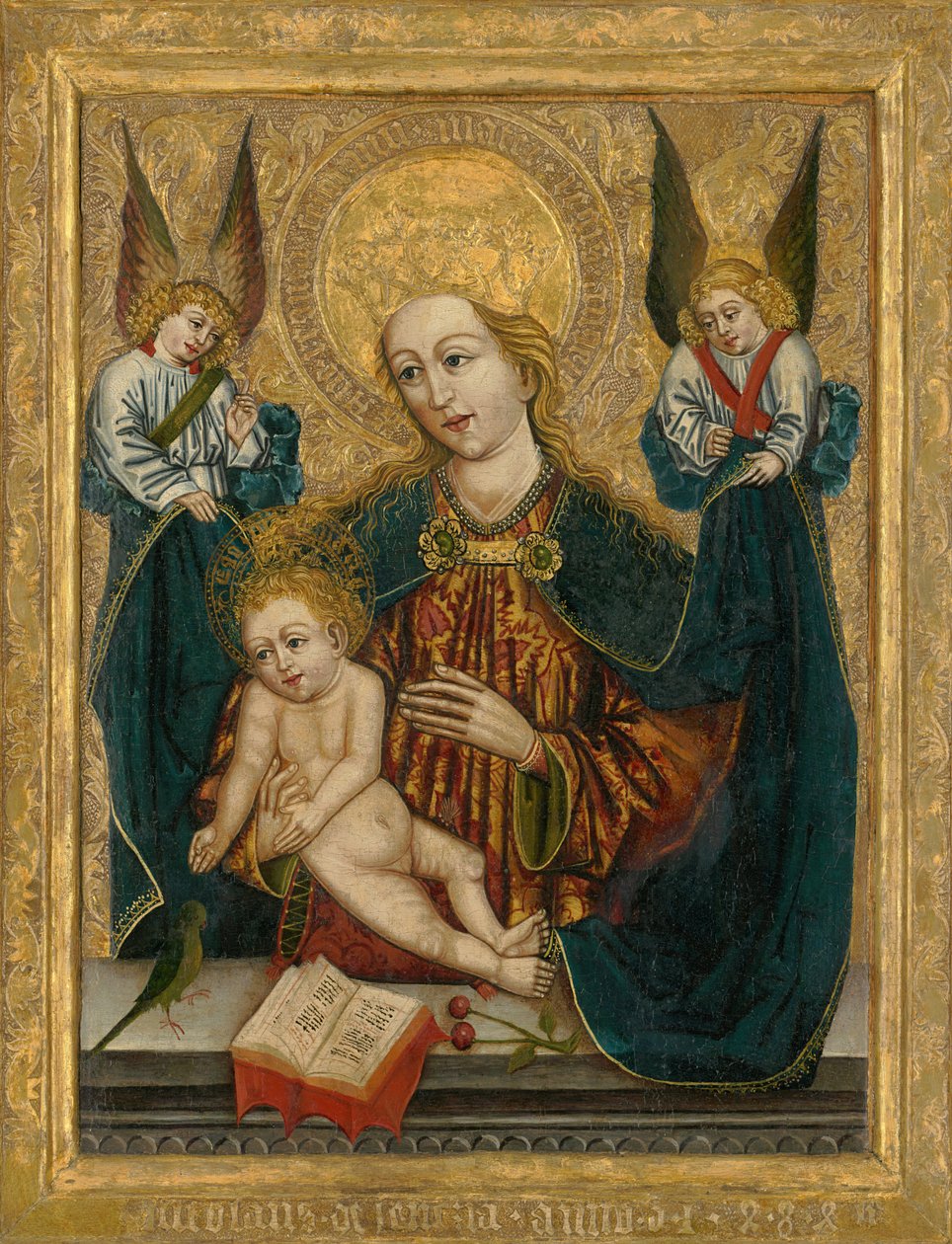 Madonna med engle fra Poprad af Unbekannt Unbekannt
