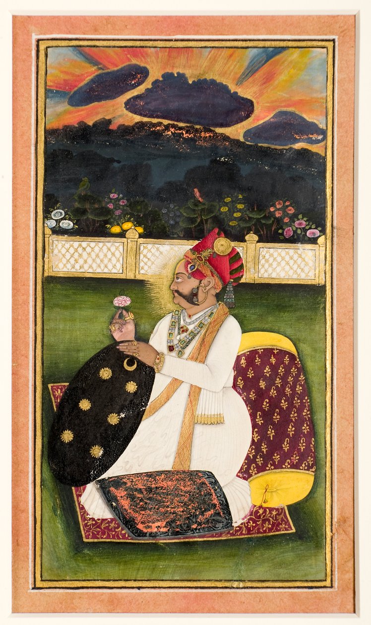 Maharaja Gaj Singh af Bikaner af Unbekannt Unbekannt