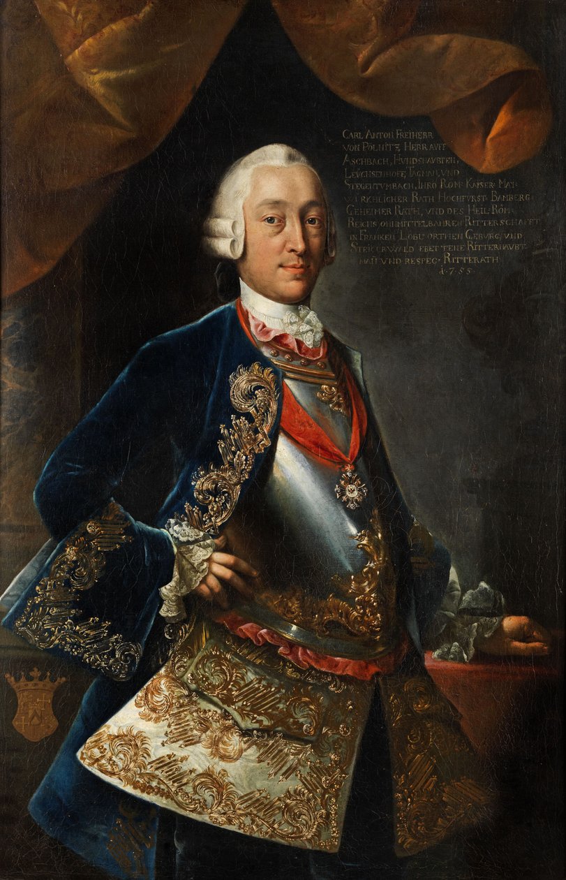 Portræt af Karl Anton von Pölnitz af Unbekannt Unbekannt